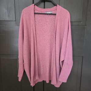 Mauve Marled Cardigan L
